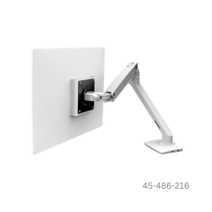 Ergotron MXV Desk Monitor Arm - White - 45-486-216