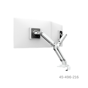 Ergotron MXV Desk Dual Monitor Arm - White - 45-496-216