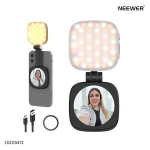 Neewer BASICS NL48B Magnetic Selfie Light Black