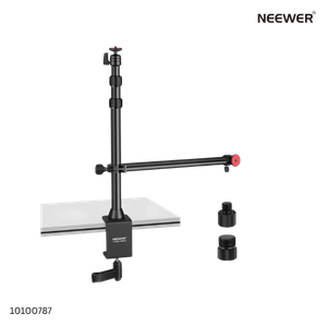 Neewer TL253A Tabletop Stand with Auxiliary Holding Arm