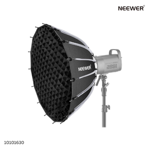 Neewer 65cm Wide Parabolic Quick Release Softbox with Honeycomb Grid