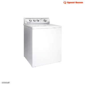 Speed Queen Commercial Heavy Duty Top Load Washer 7.5kg - White (LWNE52SP)