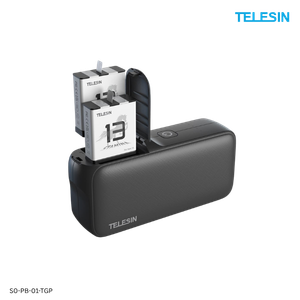 Telesin Power Bank Charger for GoPro Hero 13 & Mobile Phones