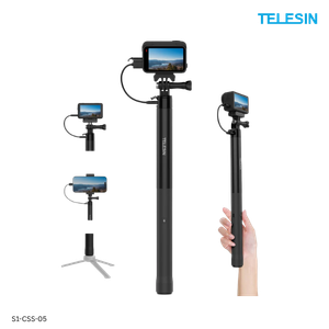 Telesin 5000mAh Power Selfie Stick 1m